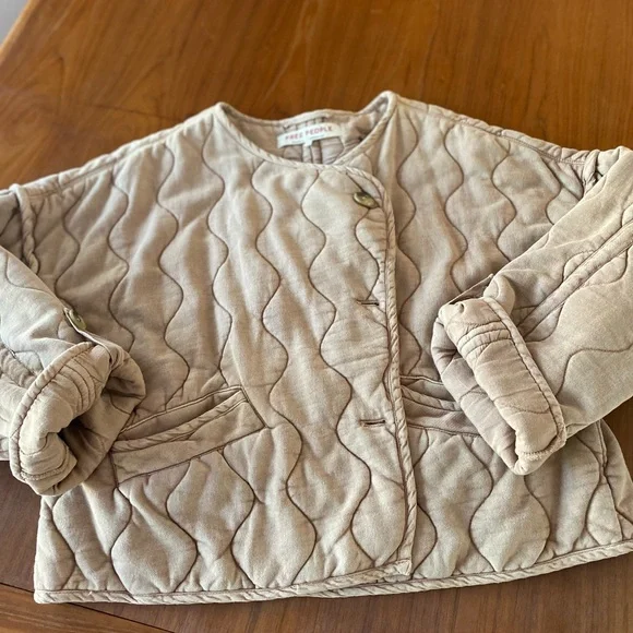 Free People New✨ Quilted bomber jacket - Picture 12 of 13